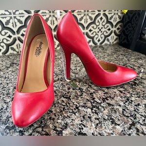 Red stilettos